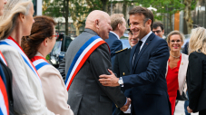 Emmanuel Macron et André Santini