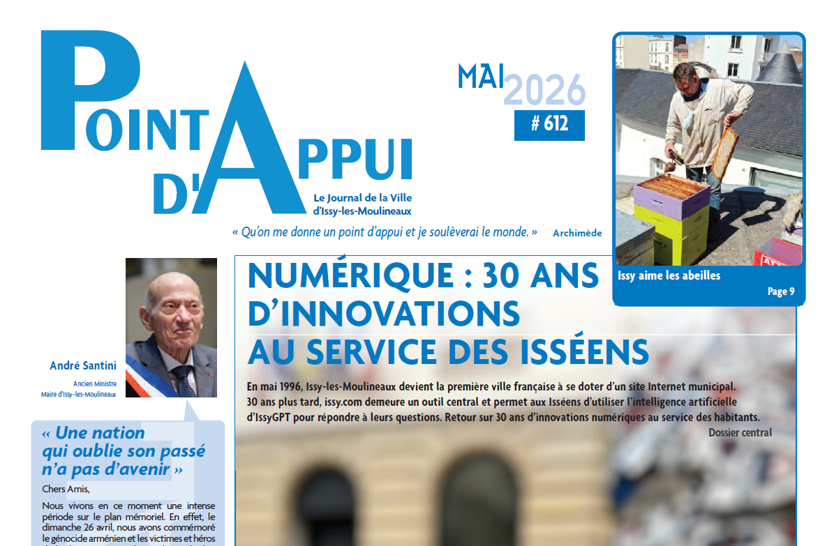 [Archive] Le numéro de mai 2026 de Point d’Appui est en ligne | Issy ...