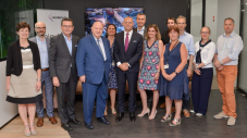 Inauguration des bureaux de Globecast
