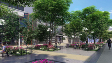 Parvis Lumiere 2- vue future