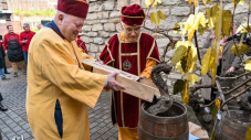 Plantation symbolique de trois vignes au chemin des vignes