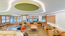 Une salle de la nouvelle école maternelle Sophie Scholl