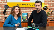 Les créateurs du podcast "Encore une histoire", Céline Kallmann et Benjamin Muller.