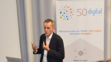 Eric Carreel, fondateur de Withings, lors d'une conférence organisée par So Digital, l'agence numérique de Grand Paris Seine Ouest