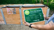 Le composteur du Jardin Botanique distingué par le label « Site Vitrine » 
