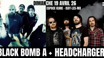 HEADCHARGER + BLACK BOMB A en concert avec Le Réacteur