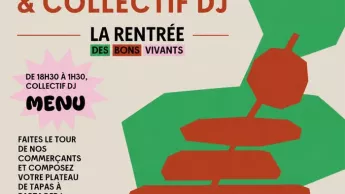Soirée Tapas & Collectif DJ - La Rentrée des Bons Vivants