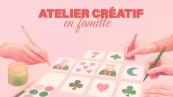 Atelier créatif en famille au Musée de la Carte à Jouer