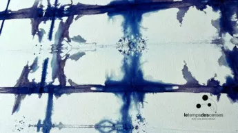 Œuvre participative - Exposition "Shibori, l'indigo révélé"