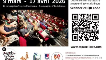 Rencontres de théâtre amateur d'Issy et d'ailleurs du 9 mars au 17 avril 2026