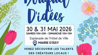 18ème édition de Bouquet d’idées les 30 et 31 mai sur l'esplanade de l'Hôtel de Ville