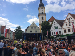 Weiden - Bürgerfest - derrière l'Ancien Hôtel de Ville