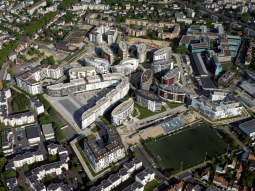 Vue aérienne du Fort d'Issy