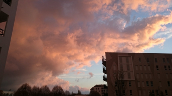 Coucher de soleil au Fort d'issy