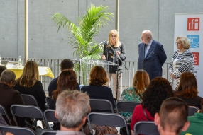 Marie-Christine Saragosse, marraine du Forum de l'emploi