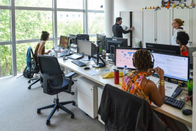 Inauguration des bureaux de Globecast