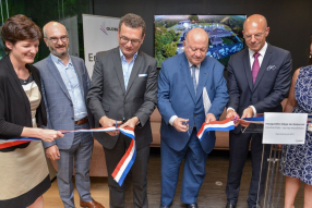 Inauguration des bureaux de Globecast