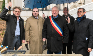Reine Margot Domaine pose de la première pierre