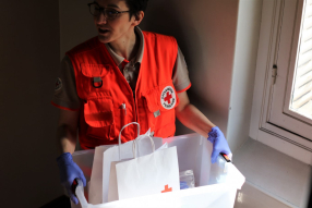Les missions de la Croix-Rouge pendant la crise sanitaire. 