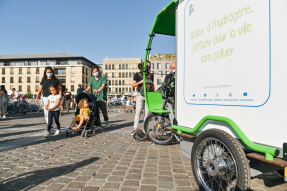 Vélo à hydrogène à Issy