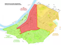 Secteurs géogrraphiques des RAM