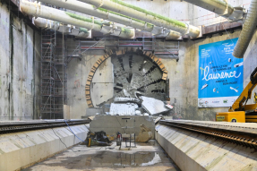 Le tunnelier Laurence est arrivé à la gare de Fort d'Issy-Vanves-Clamart