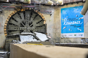 Le tunnelier Laurence est arrivé à la gare de Fort d'Issy-Vanves-Clamart