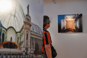 Le grand palais en coupe photographique, par Sacha Luisada. 