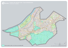 Carte collecte déchets verts 2023