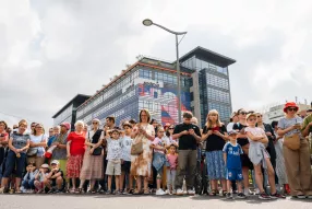 Passage de la flamme Sodexo