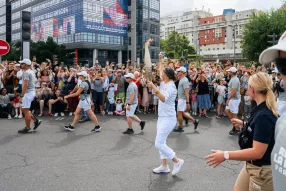 Passage de la flamme