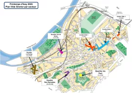 Plan Printemps d'Issy par secteur