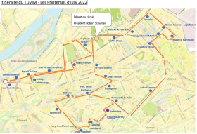 Itinéraire du TUVIM – Printemps d’Issy du 18 mai 2025