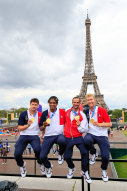 Maxime Pauty champion olympique de fleuret au Trocadéro