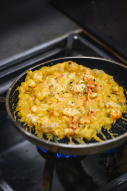Bouchée Marguerite homard, céleri rave et pommes fruits, sauce à l’estragon