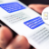 Vue d'un message SMS sur téléphone mobile