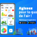 Vue d'une capture d'écran de l'application Geco Air