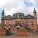 Hôtel de ville de Frameries, en briques avec 2 tourelles