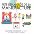 Fête de la Manufacture - Dimanche 27 septembre