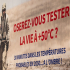 Tester la chambre climatique à 50 degrés